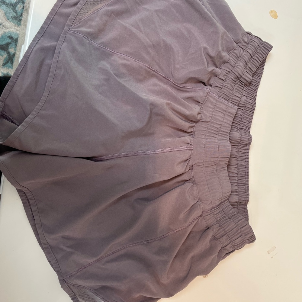 Lululemon shorts. Super cute in great condition. The color is kind of a lavender